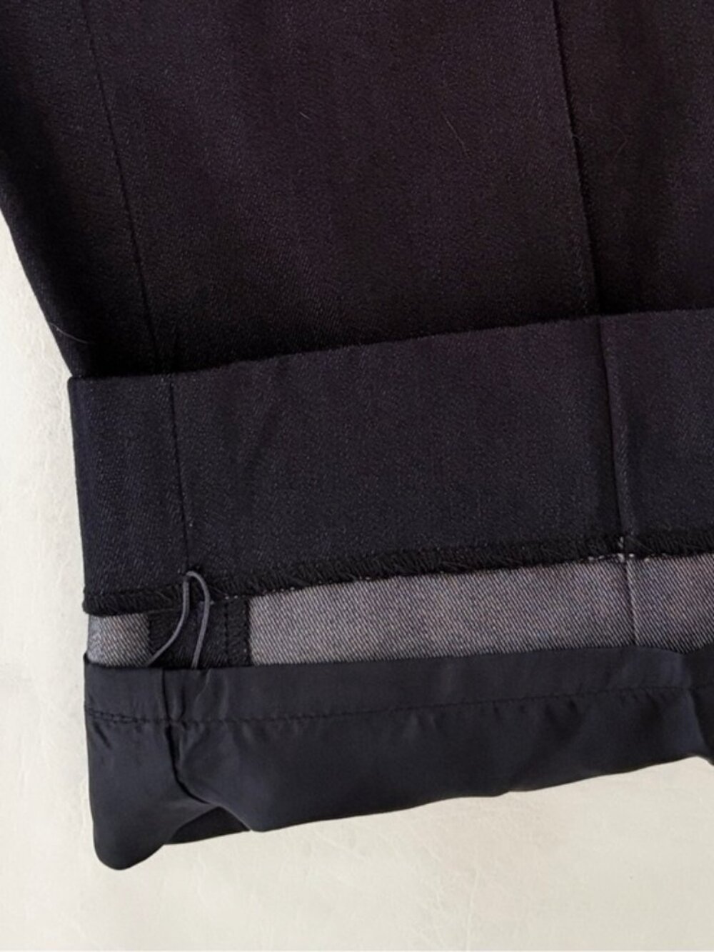 Brooks Brothers Pants Cotton Trousers Caroline Fit Pants Navy Blue size 6 - Picture 3 of 15